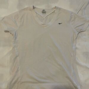 Nike Women's Classic White V-Neck Tee